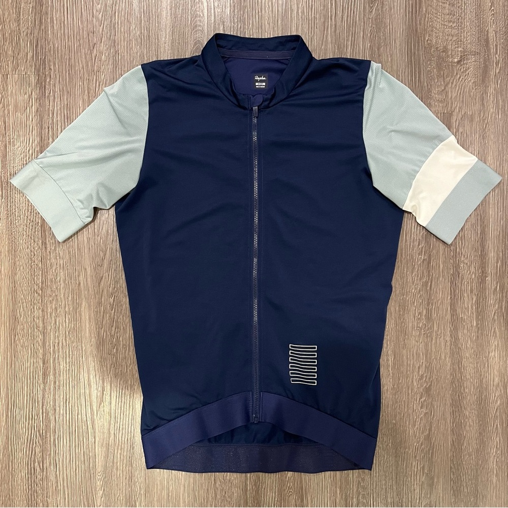 Rapha Men’s Pro Team Training Cycling Jersey - Navy/Light Blue Medium
